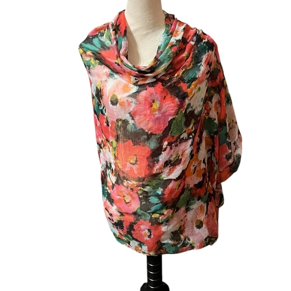 Floral Multicolor Scarf